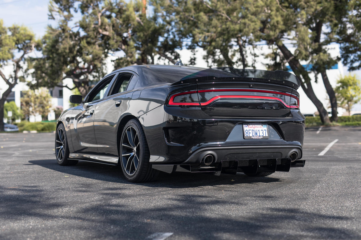 2015-2019 Dodge Charger Scatpack/ Hellcat/Daytona Rear Diffuser V1 - AeroflowDynamics