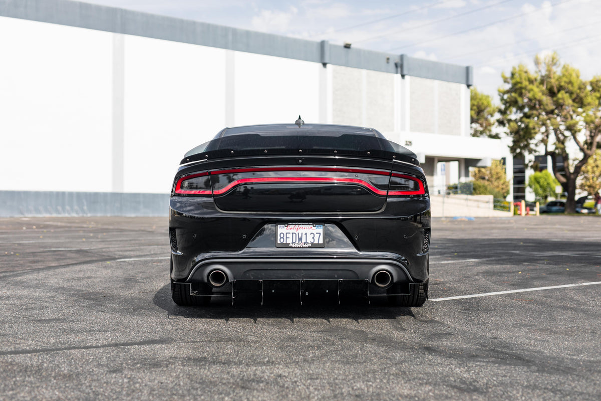 2015-2019 Dodge Charger Rear Diffuser V5 - AeroflowDynamics