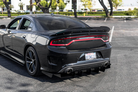 2015-2019 Dodge Charger Scatpack/ Hellcat/Daytona Rear Diffuser V1 - AeroflowDynamics