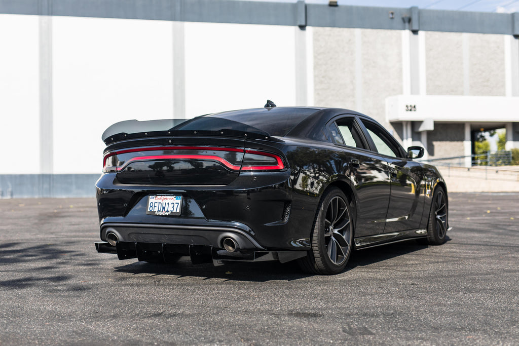 2015-2019 Dodge Charger Scatpack/ Hellcat/Daytona Rear Diffuser V1 - AeroflowDynamics