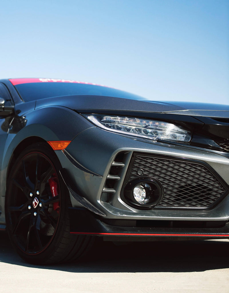 2017- 2020 Honda Civic Type R Canards V1 ( Carbon ) - Aeroflowdynamics