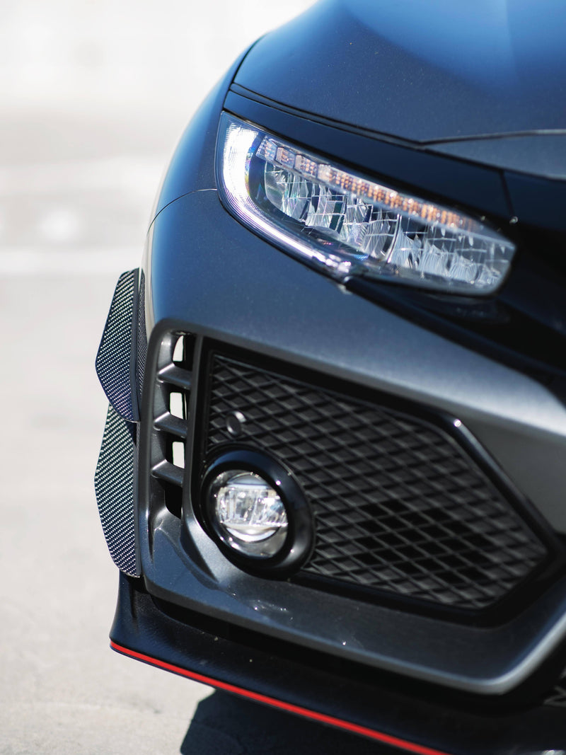 2017- 2020 Honda Civic Type R Canards V1 ( Carbon ) - Aeroflowdynamics