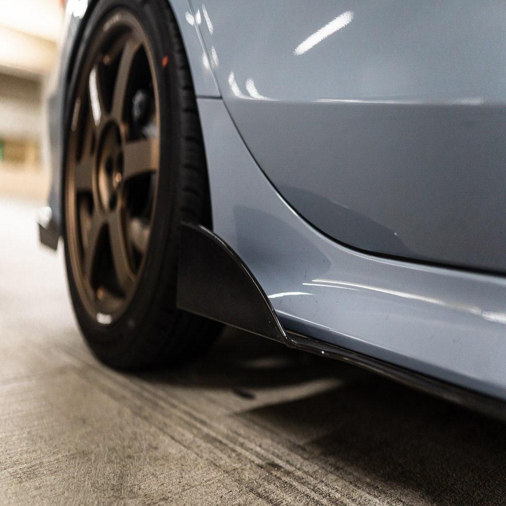 2022+ Honda Civic Side Skirt Extension (Civic Hatch/Sedan/SI) V2 - Aeroflowdynamics