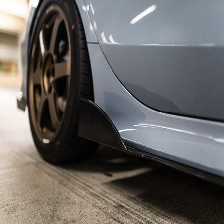 2022+ Honda Civic Side Skirt Extension (Civic Hatch/Sedan/SI) V2 - Aeroflowdynamics