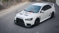 2007-2015 MITSUBISHI EVO X / Ralliart  SIDE SKIRT EXTENSION V2 - AeroflowDynamics