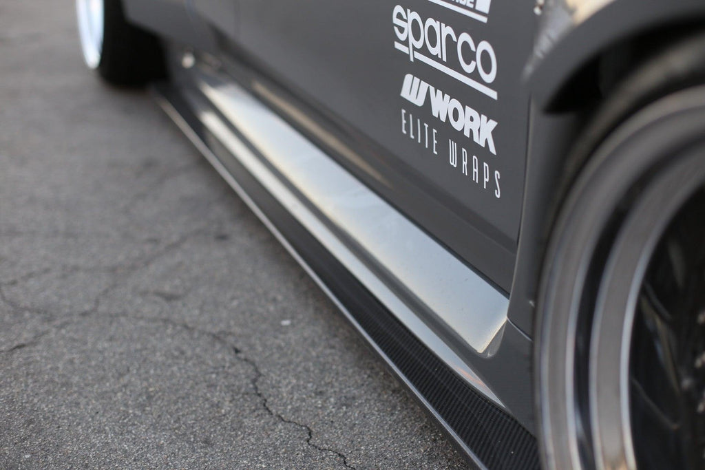 2015-2018 WRX/STI Carbon Fiber Side Skirt Extension - AeroflowDynamics