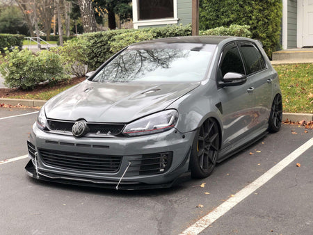 2010-2013 Volkswagen Golf Gti  Splitter (Mk6) V2 - AeroflowDynamics