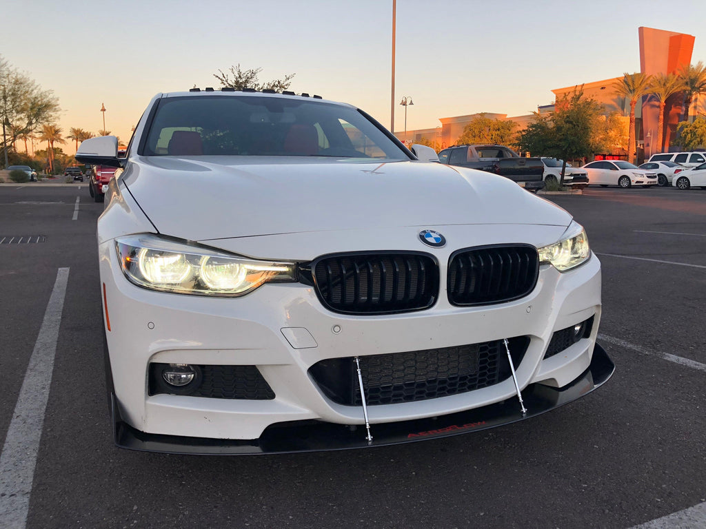 2014+  BMW F30 Front Splitter (M Sport) - AeroflowDynamics
