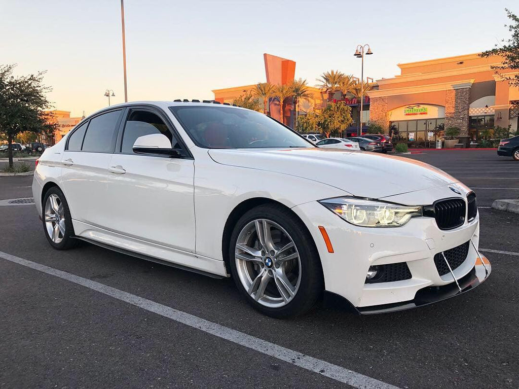 2014+  BMW F30 Front Splitter (M Sport) - AeroflowDynamics