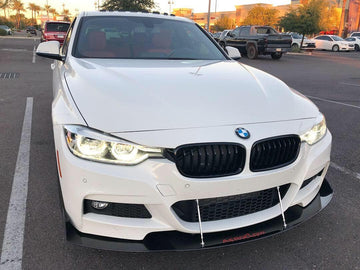 2014+  BMW F30 Front Splitter (M Sport) - AeroflowDynamics