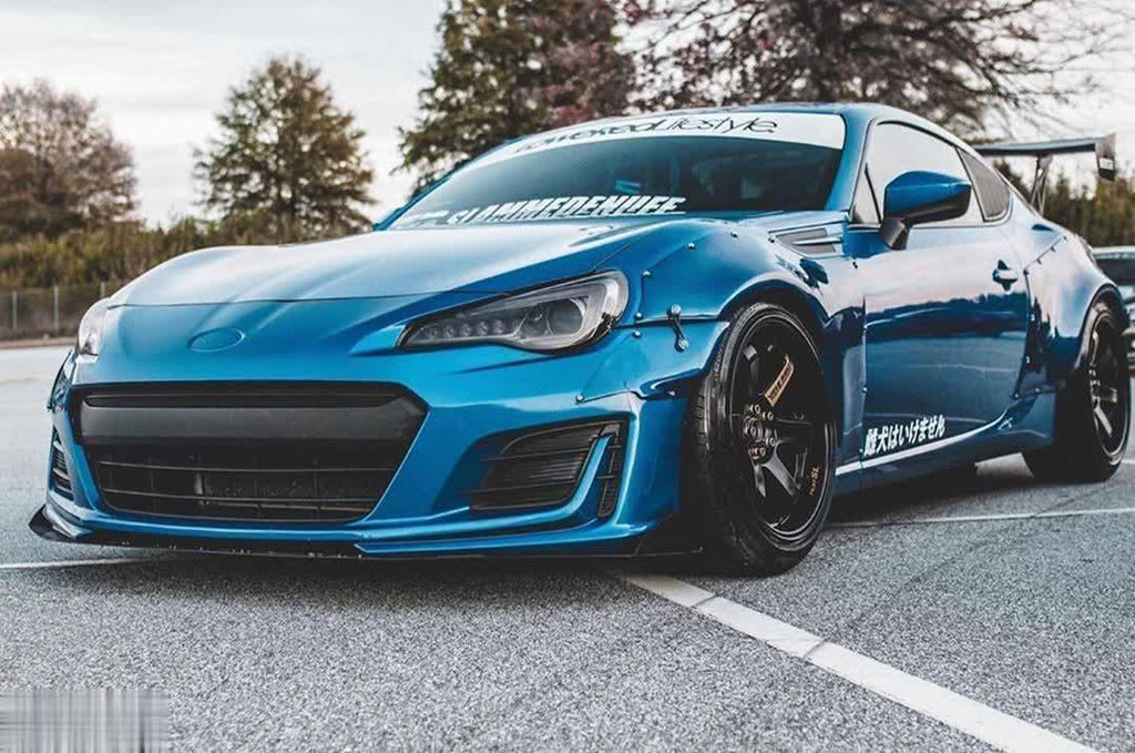 2013 - 2019 Subaru Brz Front Splitter V2 - AeroflowDynamics