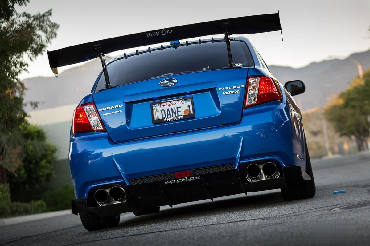 2011-2014 Subaru Wrx/Sti Rear Diffuser (Sedan) V1 - AeroflowDynamics