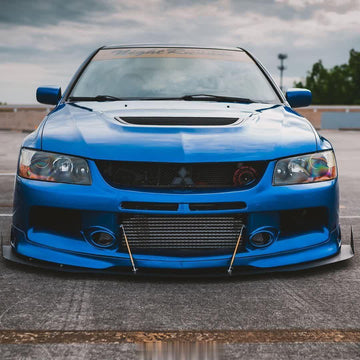 2003-2006 Mitsubishi  Evo 8/9 Front Splitter V2 - AeroflowDynamics