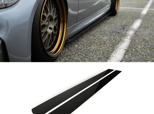 2006-2013 Bmw 328i 335i Side Skirt Extension V1 ( E90 ) - Aeroflowdynamics
