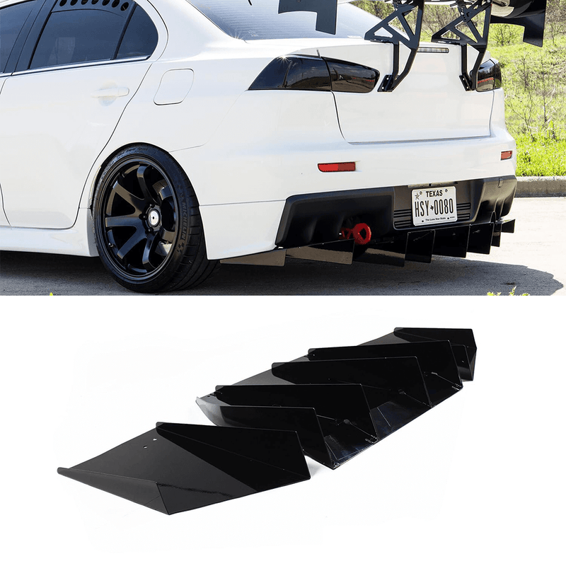 2007-2015 Mitsubishi Evo X Rear Diffuser V2