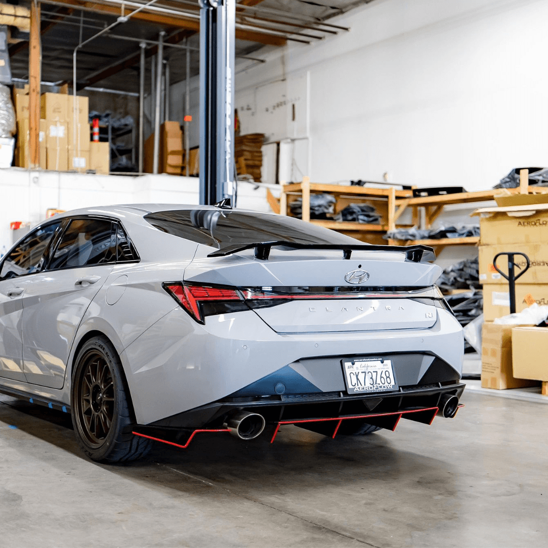 2022+ Hyundai Elantra N Rear Diffuser V1 - aeroflowdynamics