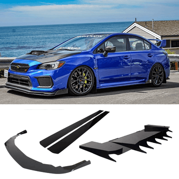 2015-2021 Subaru WRS/STI Aero Kit ( Splitter, Skirts, Diffuser) - AeroflowDynamics