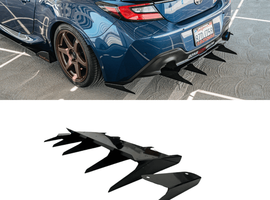 2022+ Subaru Brz/ Toyota GR86 Rear Diffuser V5 ( Aggressive ) - Aeroflowdynamics