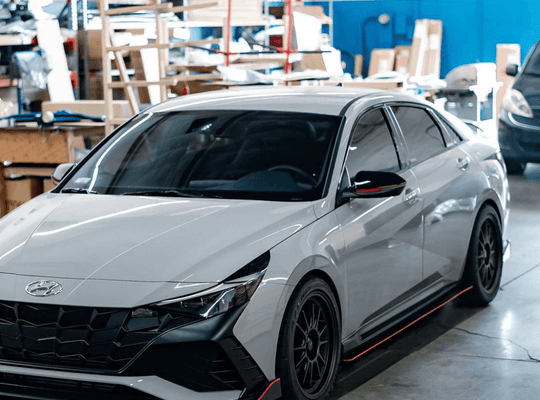 2022+ Hyundai Elantra N Side Skirt Extension V1 - AeroflowDynamics