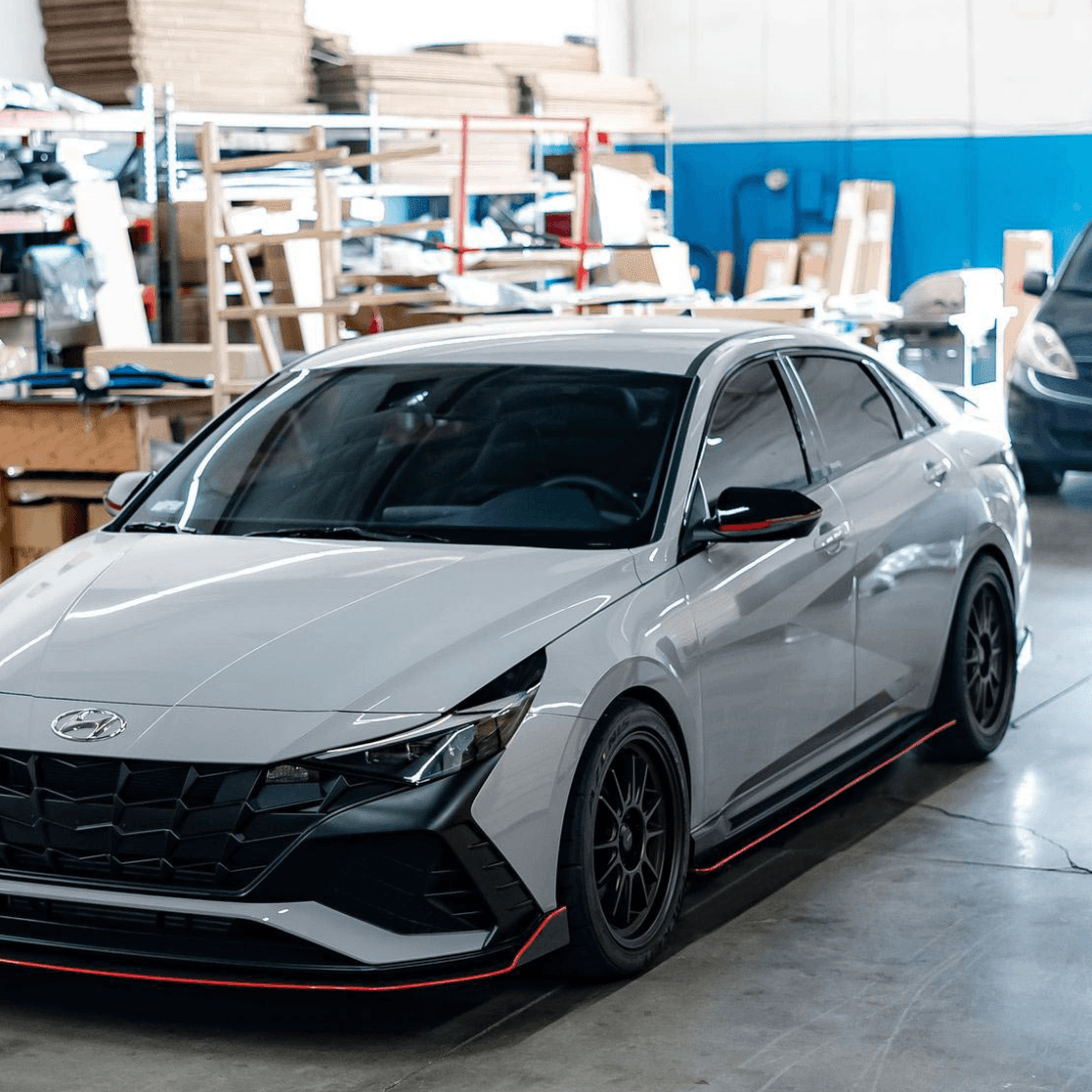 2022+ Hyundai Elantra N Side Skirt Extension V1 - AeroflowDynamics