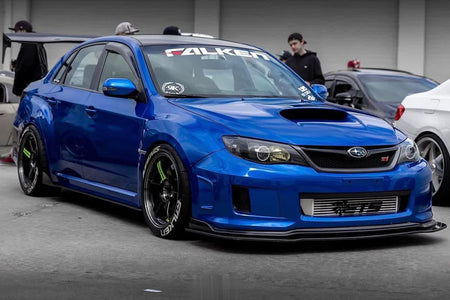 2008-2014 Subaru Wrx/Sti Carbon Fiber Front Splitter - AeroflowDynamics