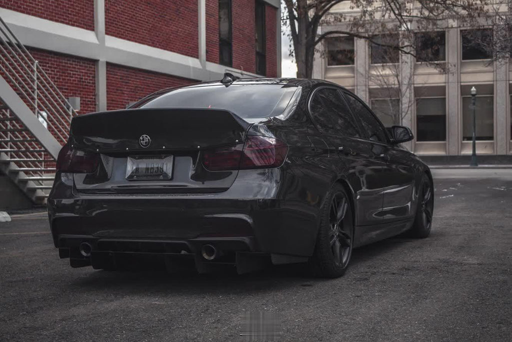 2015-2017 BMW F30 M Sport Rear Diffuser V1 - AeroflowDynamics