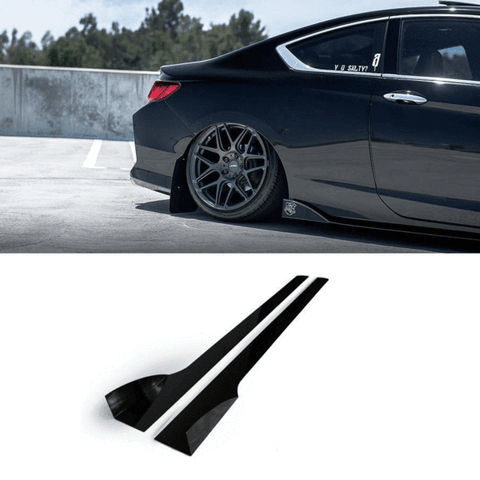 2013-2017 Honda Accord Coupe Side Skirt Extensions V2