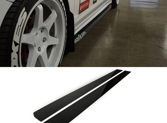 2012-2015 Civic Side Skirt Extension V1 ( Sedan) - Aeroflowdynamics