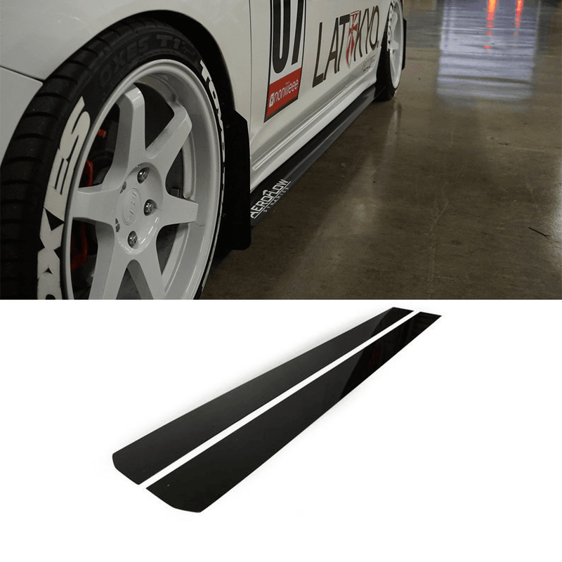 2012-2015 Civic Side Skirt Extension V1 ( Sedan) - Aeroflowdynamics