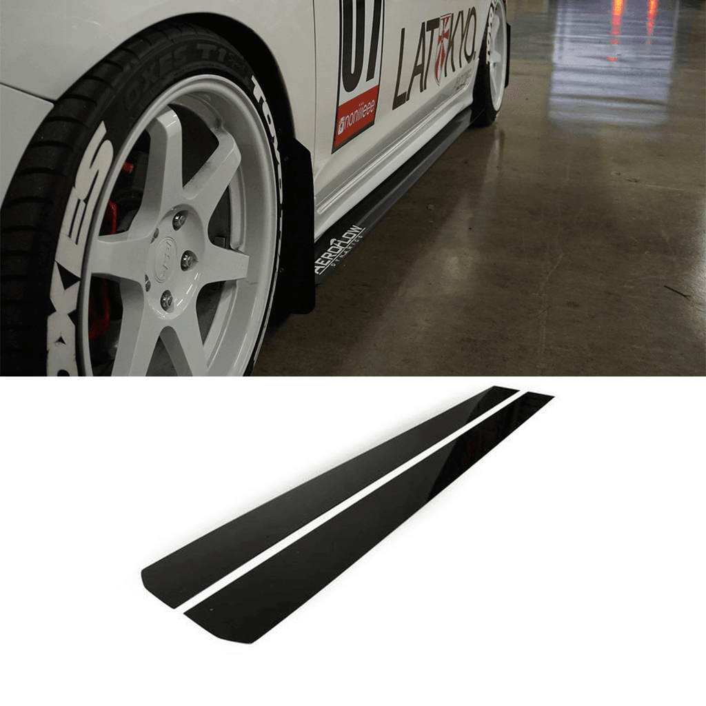 2012-2015 Civic Side Skirt Extension V1 ( Sedan) - Aeroflowdynamics