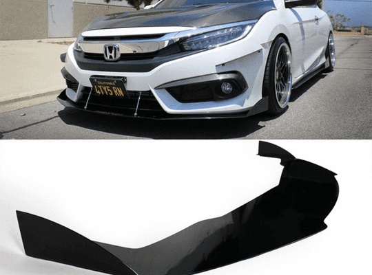 2016-2019 Honda Civic Splitter V2 ( Coupe ) - Aeroflowdynamics