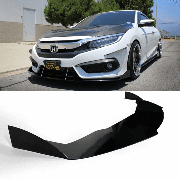 2016-2019 Honda Civic Splitter V2 ( Coupe ) - Aeroflowdynamics