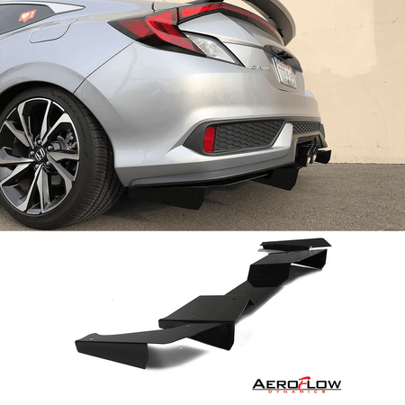 2016-2019 Honda Civic Si Rear Diffuser V1 (Coupe) - Aeroflowdynamics