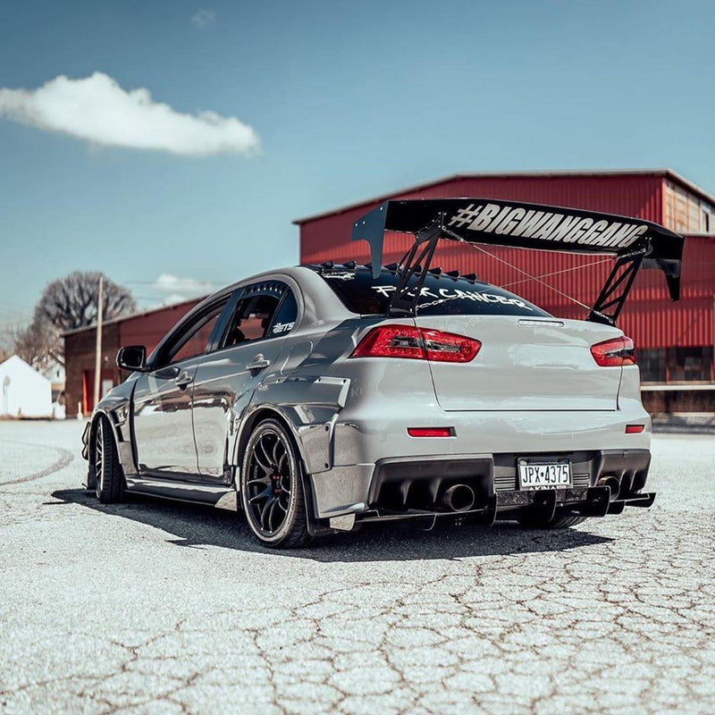 2007-2015 Mitsuibishi Evo Rear Diffuser V1 - Aeroflowdynamics