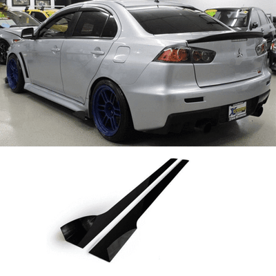 2007-2015 Mitsubishi Evo X/Ralliart Side Skirt Extensions V2