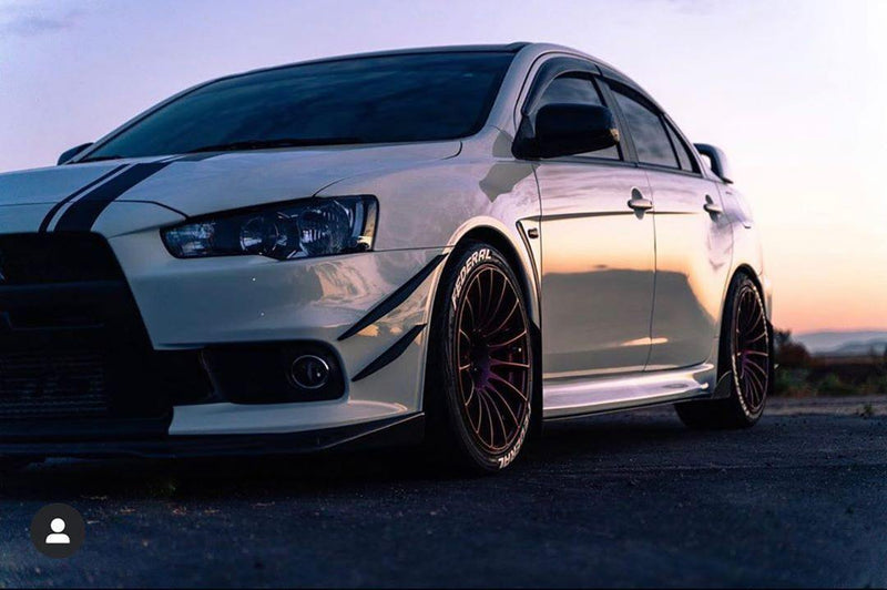 2007-2015 Mitsuibishi Evo X Canards V1 - Aeroflowdynamics
