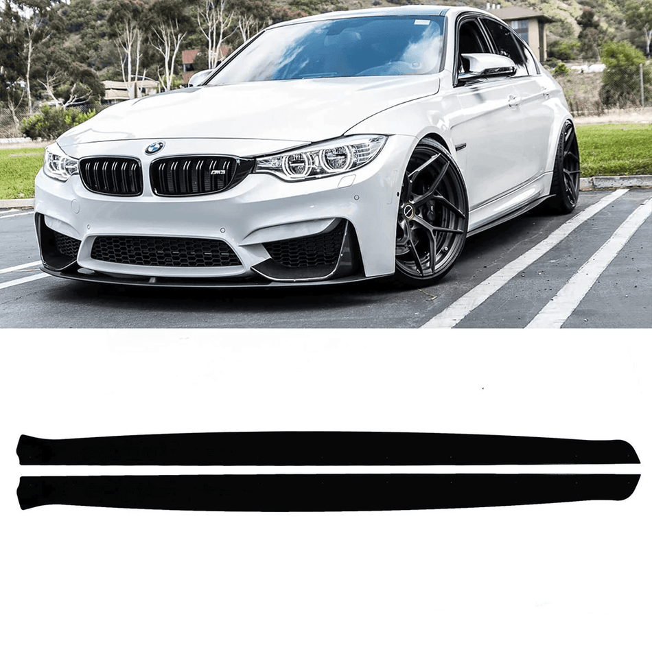 2013-2020 Bmw Side Skirt Extension V1 ( F80, F82, F32, And F30 M3, M4) - Aeroflowdynamics