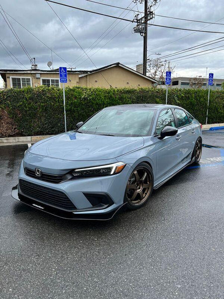 2022+ Honda Civic (sedan , hatch ,Si ) Splitter V2 - AeroflowDynamics