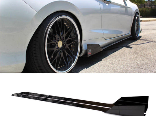 2016+ HONDA CIVIC COUPE SIDE SKIRT EXTENSION V4 - AeroflowDynamics