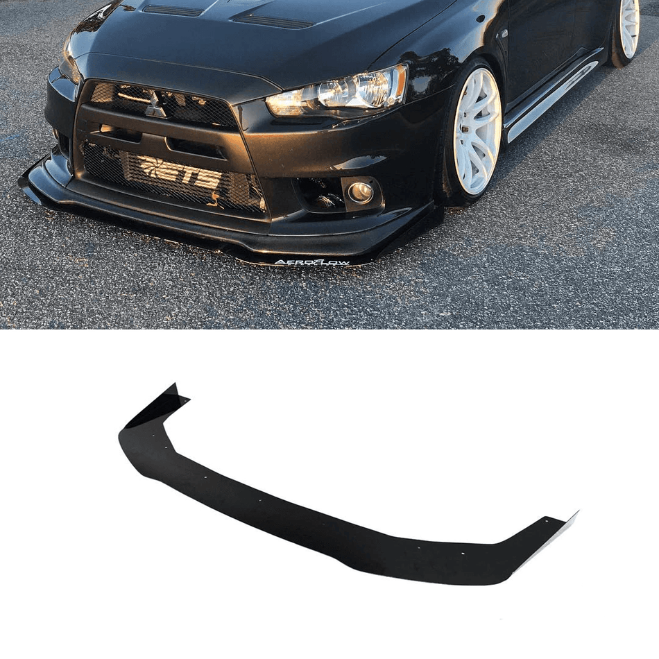 2008-2015 Evo X Front Splitter (Jdp Lip) V2 - Aeroflowdynamics