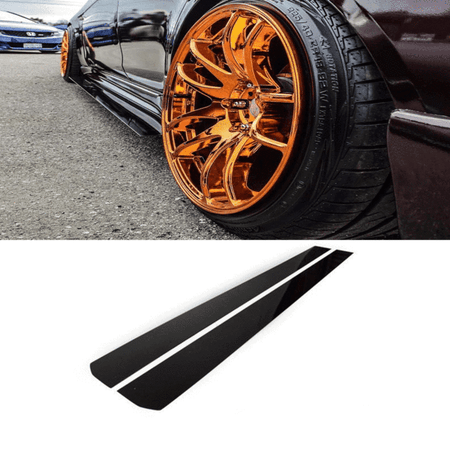 2007-2014 Mitsubishi Evox/Ralliart  Side Skirt Extension V1- Aeroflowdynamics