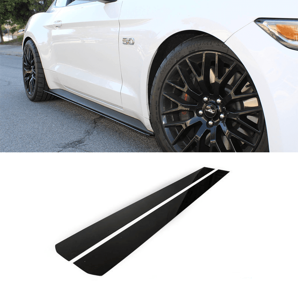 2015-2018 Ford Mustang Side Skirt Extension V1 - Aeroflowdynamics
