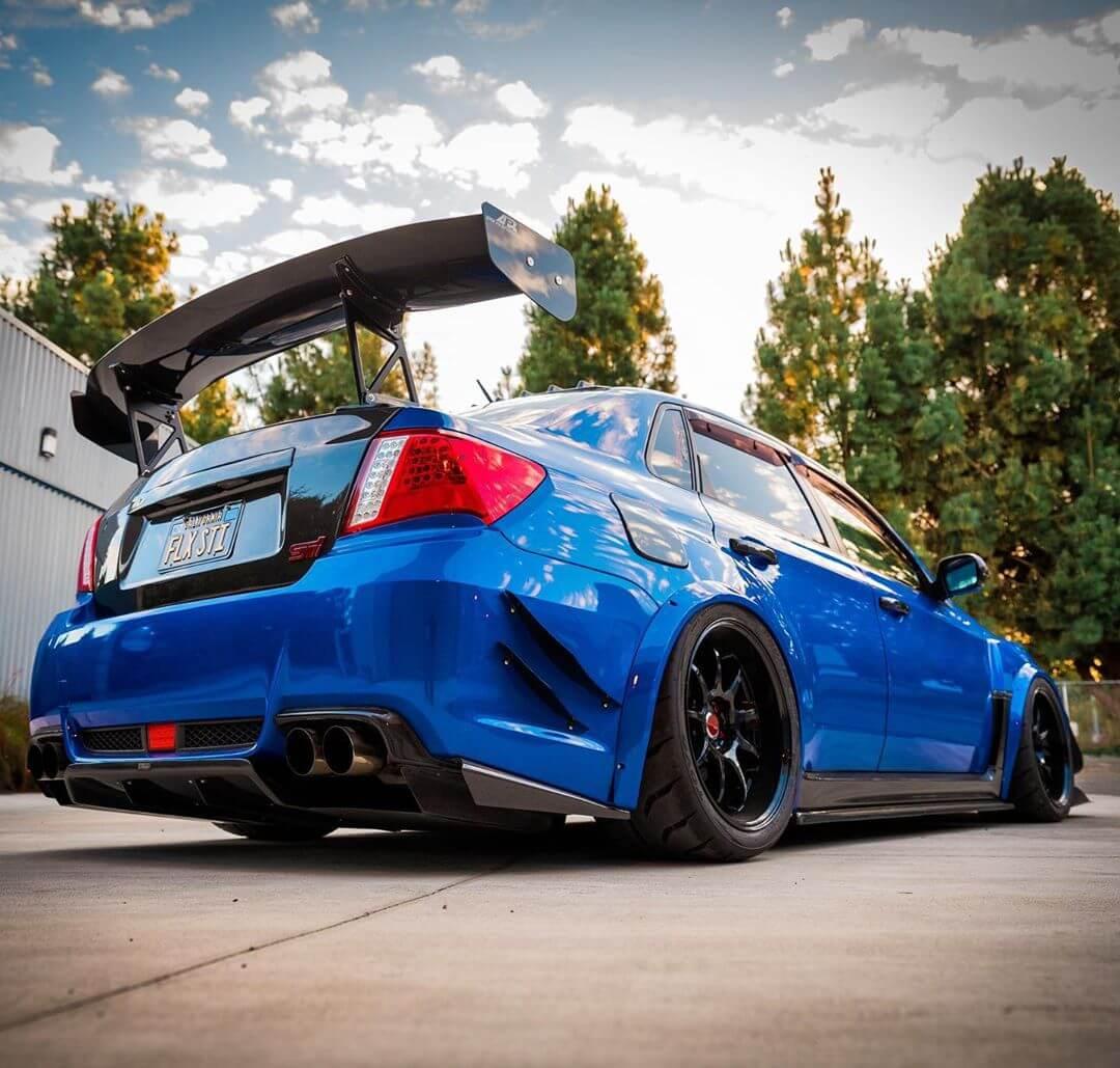 2011 - 2014 Subaru Wrx/Sti Rear Canards (Sedan) - Aeroflowdynamics