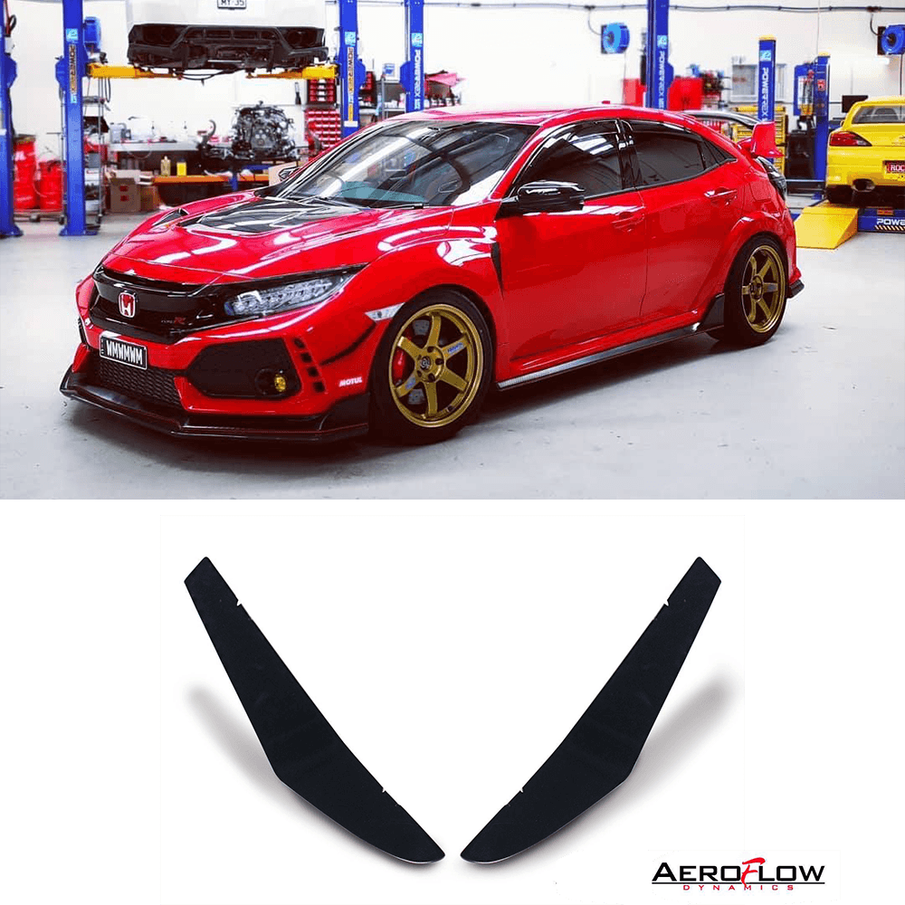 2017-2021 Honda Civic Type R V1 Canards – AeroflowDynamics
