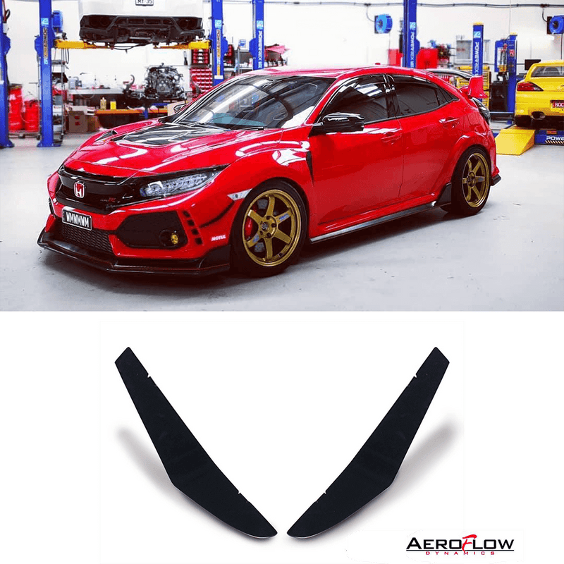 2017-2019 Honda Civic Type R Canards V1 - Aeroflowdynamics