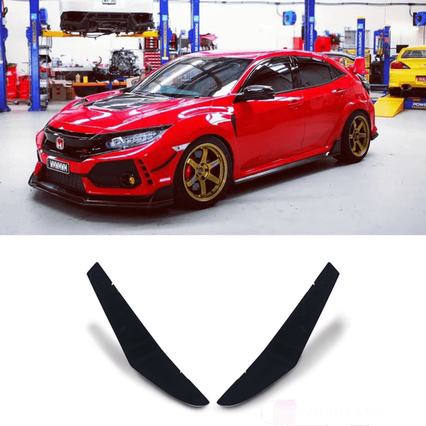 2017-2019 Honda Civic Type R Canards V1 - Aeroflowdynamics