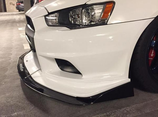 2008-2015 Mitubishi  Evo X Splitter (Varis Bumper) - Aeroflowdynamics