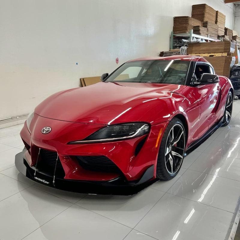 2020+ Toyota Supra A90 Front Splitter V1 - Aeroflowdynamics