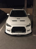 2008-2015 Mitubishi  Evo X Splitter (Varis Bumper) - Aeroflowdynamics