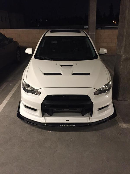 2008-2015 Mitubishi  Evo X Splitter (Varis Bumper) - Aeroflowdynamics